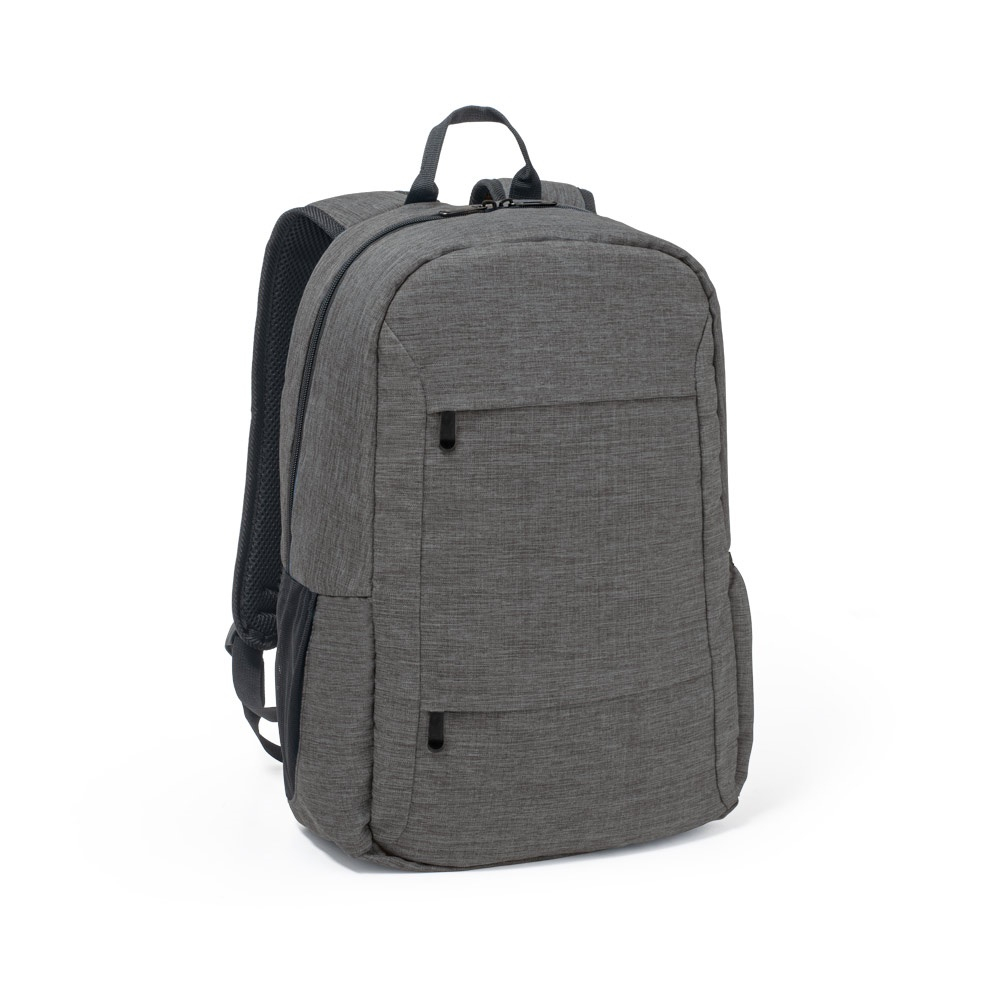 Sac à dos publicitaire ordinateur 15,6" rPET BUSINESS Gris foncé